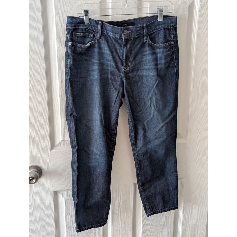 Joes Jeans Jackie Dark Wash Crop Women's Size 31 Supima Cotton
